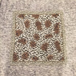 Leopard print scarf
